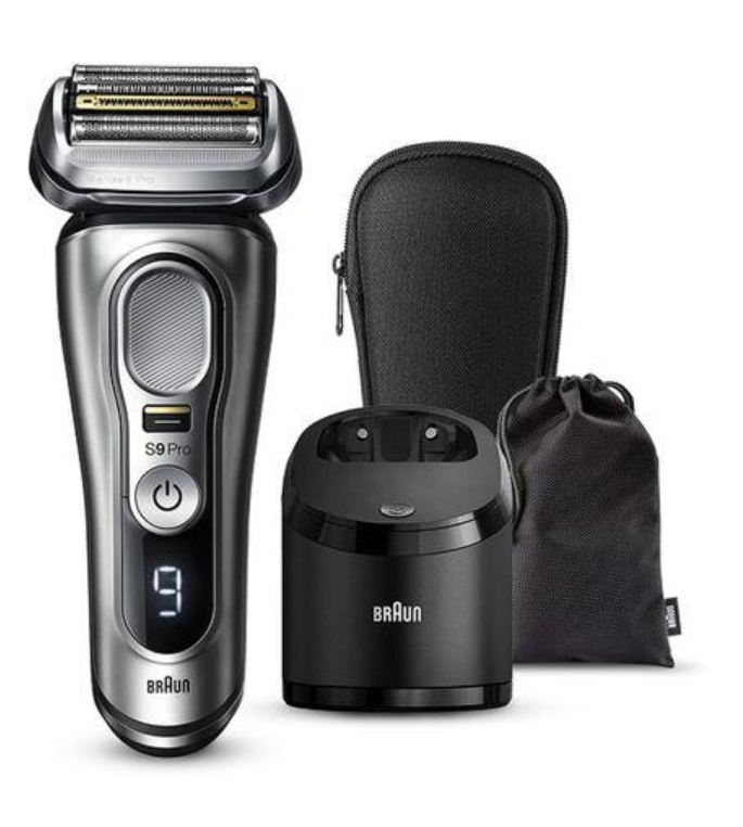 (一年保固) 德國百靈 BRAUN 9457CC 刮鬍刀 9PRO系列 四刀頭 刮鬍刀 3D刀頭 音波振動 自動清潔 快速充電  父親節 禮物 日版正規品原裝進口