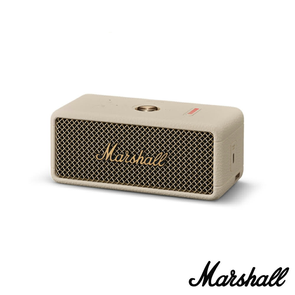 【Marshall】Emberton III 攜帶式藍芽喇叭 奶油白【三井3C】