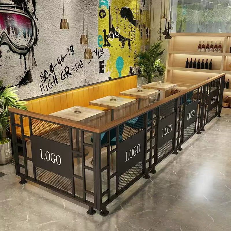 【最低價】【公司貨】定製鐵藝隔斷火鍋店隔斷中式鐵藝花架矮隔斷隔斷屏風網紅隔斷餐廳