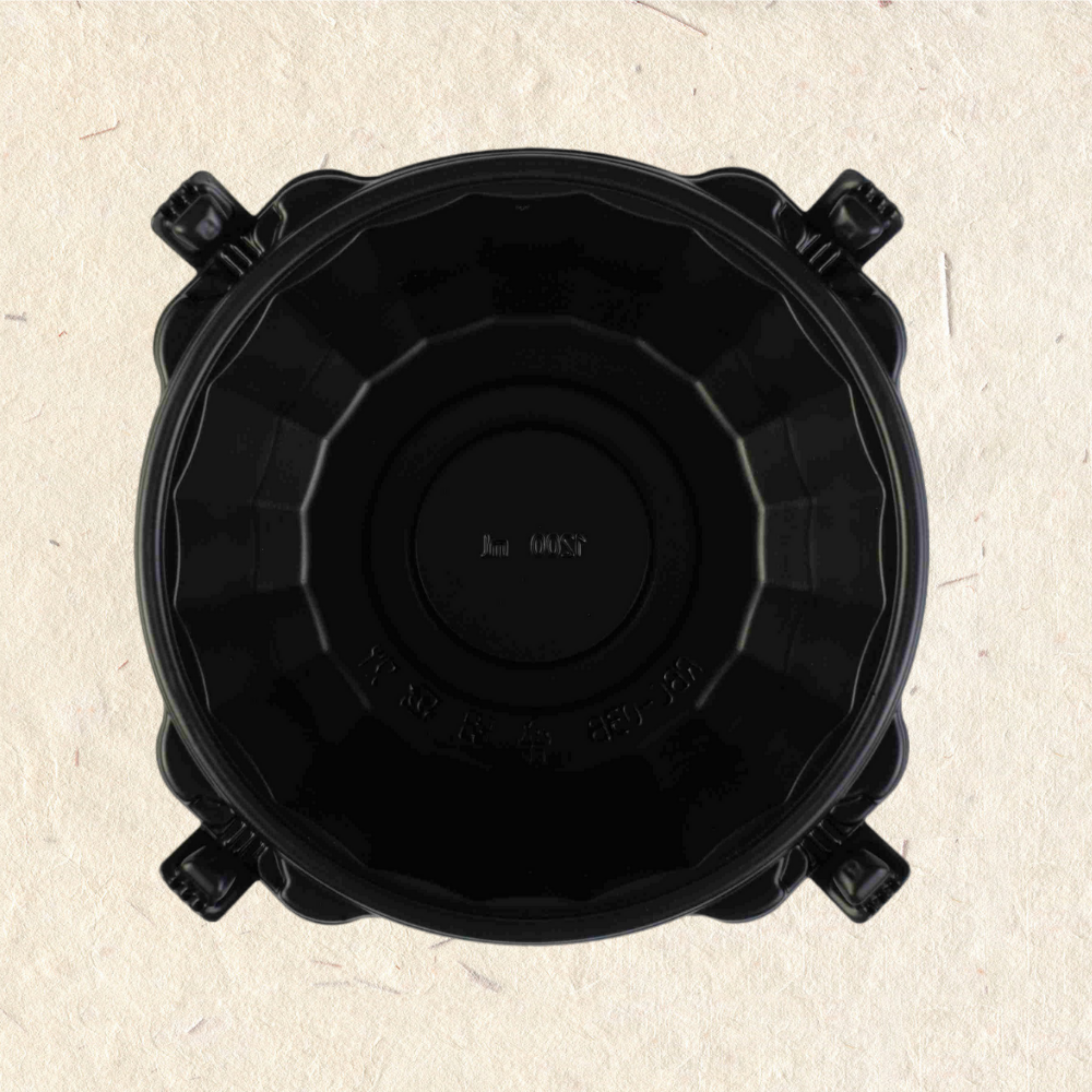 RELOCKS RBC-03 防漏碗 扣式餐盒 微波餐盒 黑色餐盒 自扣盒 外帶餐盒 便當盒 自扣 免洗碗 外帶碗 湯碗 麵碗 餐碗 碗盤 一次性餐盒 環保餐盒 RBC 03 2