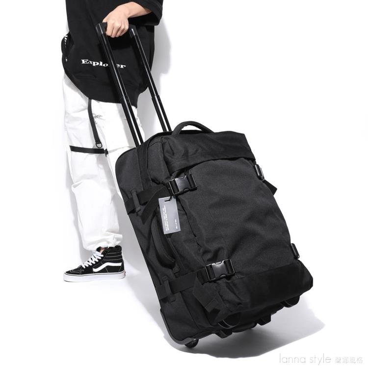 拉杆包 拉桿包旅游男女手提旅行袋韓版大容量行李包托運包輕便時尚拉桿箱 幸福驛站