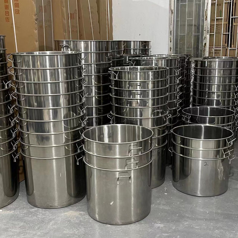 免運/快速出貨 304不銹鋼湯桶圓桶家用湯鍋商用帶蓋加厚食品級龍頭儲水桶油桶