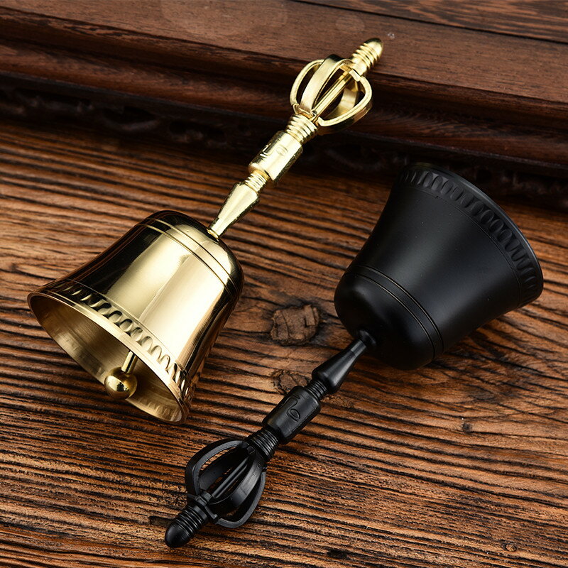 黃銅三清鈴手搖鈴鐺金剛鈴道士鈴三叉鈴禮品道教用品工藝品擺件| 協貿