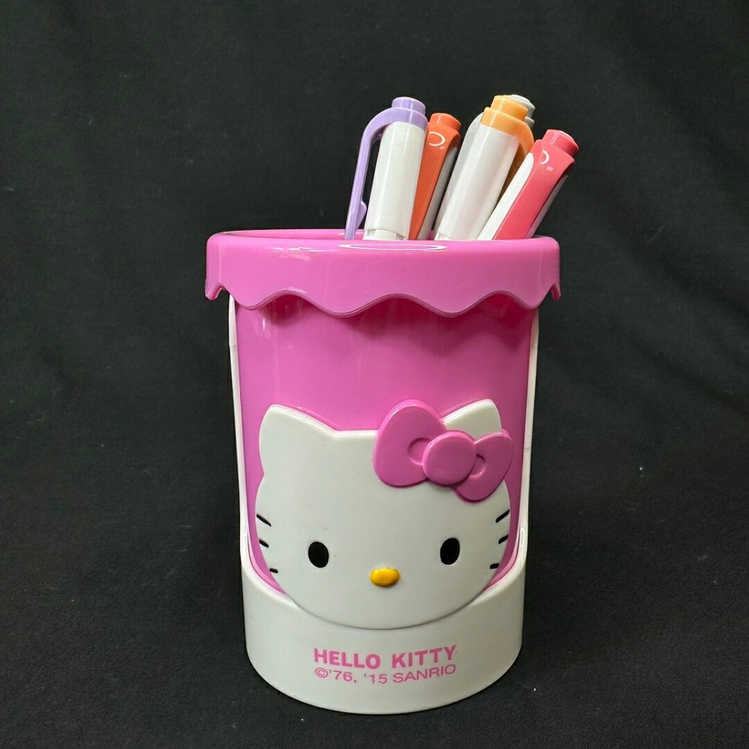 hello kitty凱蒂貓雙層筆筒 收納筒 迷你垃圾桶