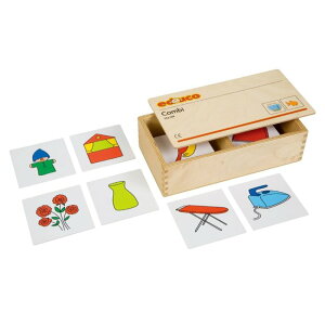 【晴晴百寶盒】德國進口 組合遊戲-找關係 EDUCO愛傑卡 邏輯思考 禮物 益智遊戲環保無毒木製玩具W203