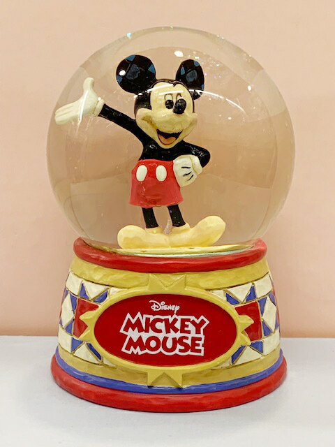 【震撼精品百貨】Micky Mouse 米奇/米妮 迪士尼水晶球-米奇招手#93262 震撼日式精品百貨