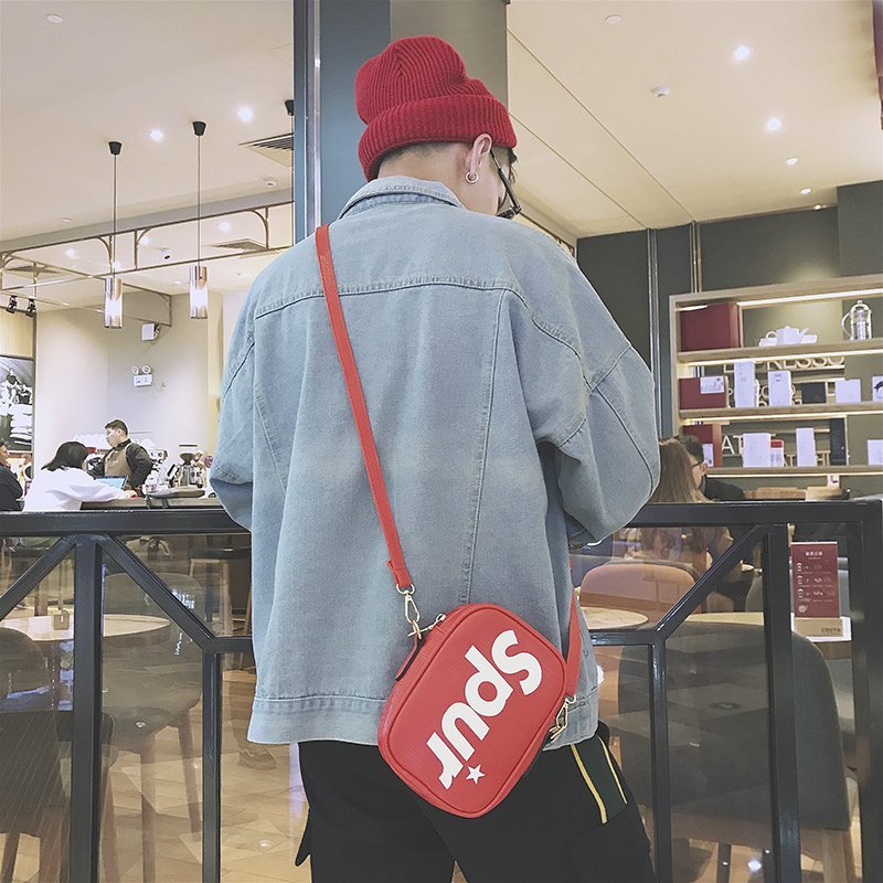FINDSENSE品牌 韓國 新款 百搭時尚 情侶 嘻哈 斜跨小包 手提包 側背包 旅行包 潮流