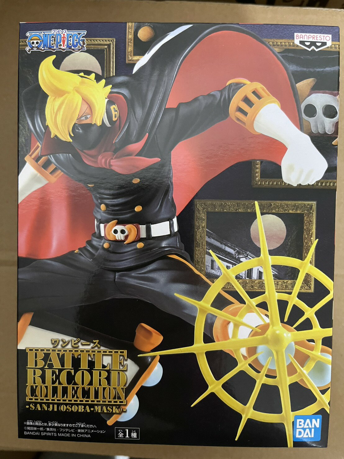 海賊王 日版 金證 景品 BATTLE RECORD COLLECTION 香吉士 蕎麥假面 1
