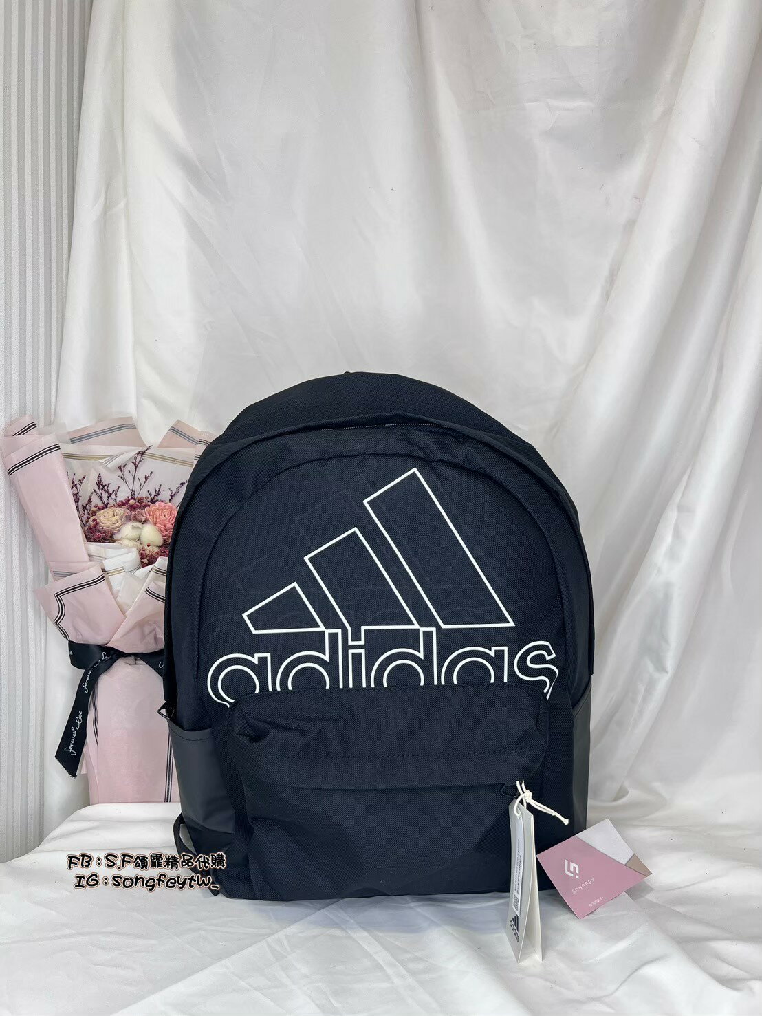 美國代購🇺🇸台灣現貨 愛迪達 帆布後背包