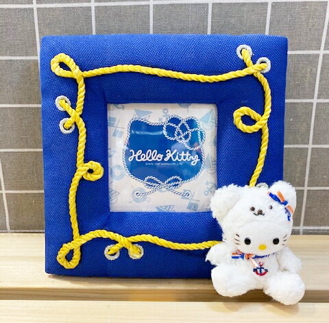 【震撼精品百貨】Hello Kitty 凱蒂貓 三麗鷗 kitty相框-泰迪熊#65124 震撼日式精品百貨