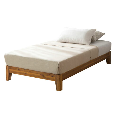 Molly 茉莉柚木本色全實木床底 3.5尺(單人加大) 實木製造、低甲醛、單人加大、單人床架【myhome8居家無限】★APP下單享點數4% 2