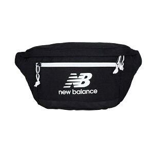 【NEW BALANCE】NB 休閒 LOGO 配件 腰包 黑 包包 -LAB23001BWP