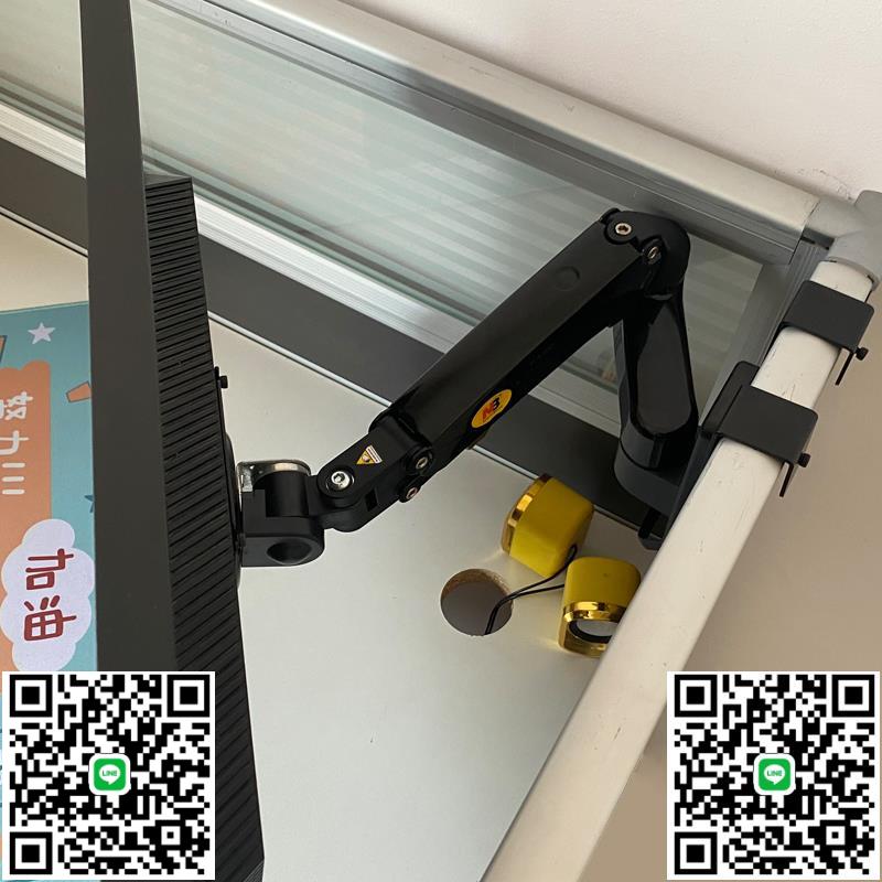 高檔電腦顯示器轉角支架工位屏風轉角掛架顯示屏轉角位螢幕輔助架-杏奈生活舘