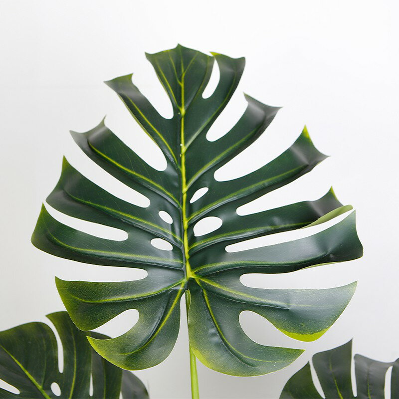 【工廠直銷】優質的模擬假樹龜背竹綠植植物盆栽 人造植物盆景 酒店裝飾綠植