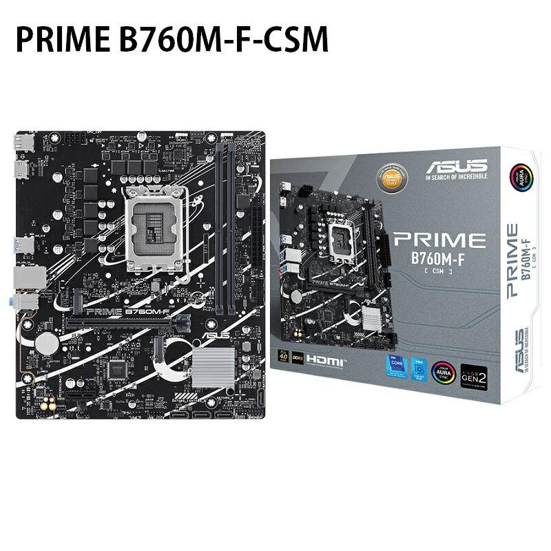 【享最高折300】ASUS 華碩 PRIME B760M-F-CSM DDR5/1700腳位/主機板