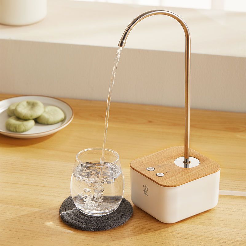{臺灣公司 可開票 免運 限時優惠} USB可充電上水器桶裝水自動上水泵燒水抽水器水桶茶壺MZ-037