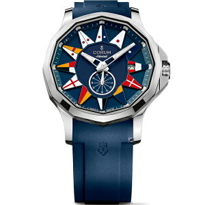 CORUM 崑崙錶 ADMIRAL 42海軍上將機械腕錶(395.101.20/F373 AB12)-42mm-藍面膠帶【刷卡回饋 分期0利率】