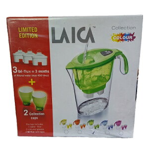 【最後出清價】LAICA J947TWE 彩色系列濾水壺-禮盒組--晶漾綠【 尾牙禮品最好選擇】