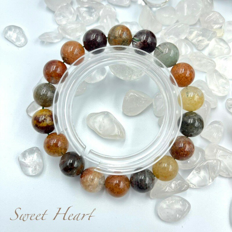 Sweet Heart 田芯精選 大自然的瑰寶 精品原礦天然彩幽靈手鏈 四季幽靈 招財聚財 台灣現貨 1