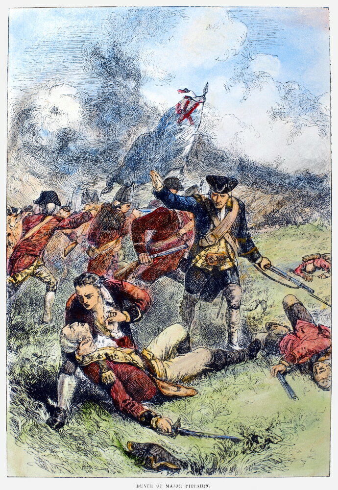 Posterazzi: Battle Of Bunker Hill 1775 Nthe Death Of Major John ...