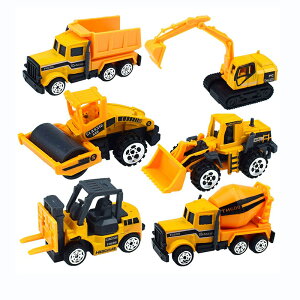 迷你兒童玩具滑行合金工程翻斗車挖土機壓路機攪拌叉車工程車模型