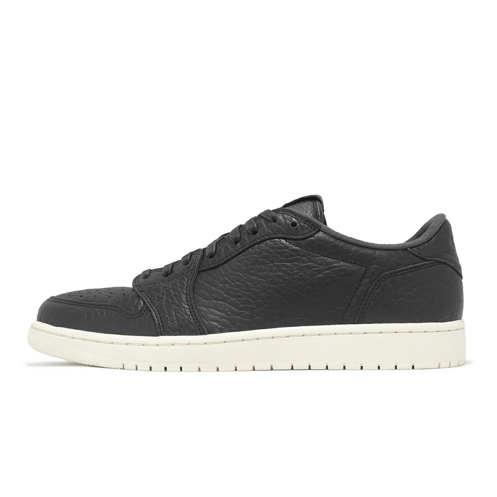 Nike 休閒鞋 Air Jordan 1 Retro Low NS 男鞋 黑 無勾 荔枝皮 復刻 AJ1