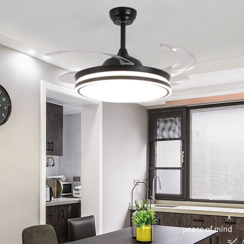 2022年新款北歐客廳風扇吊燈現代簡約家用大氣輕奢餐廳燈臥室燈具