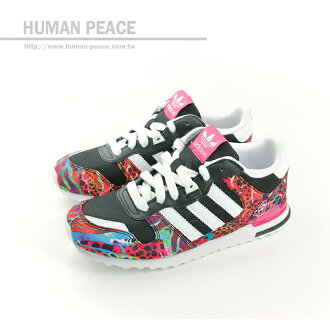 adidas ZX 700 跑鞋 黑 大童 no025