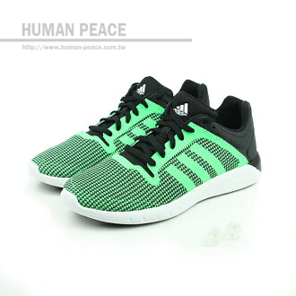 adidas cc fresh 2 跑鞋 黑/綠 大童 no038