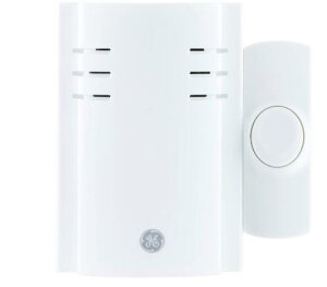 [3美國直購] 門鈴 GE Doorbell Kit, Plug-In Receiver, 1 Push Button, 2 Melodies, 4 Volume Levels, 150 Ft Range