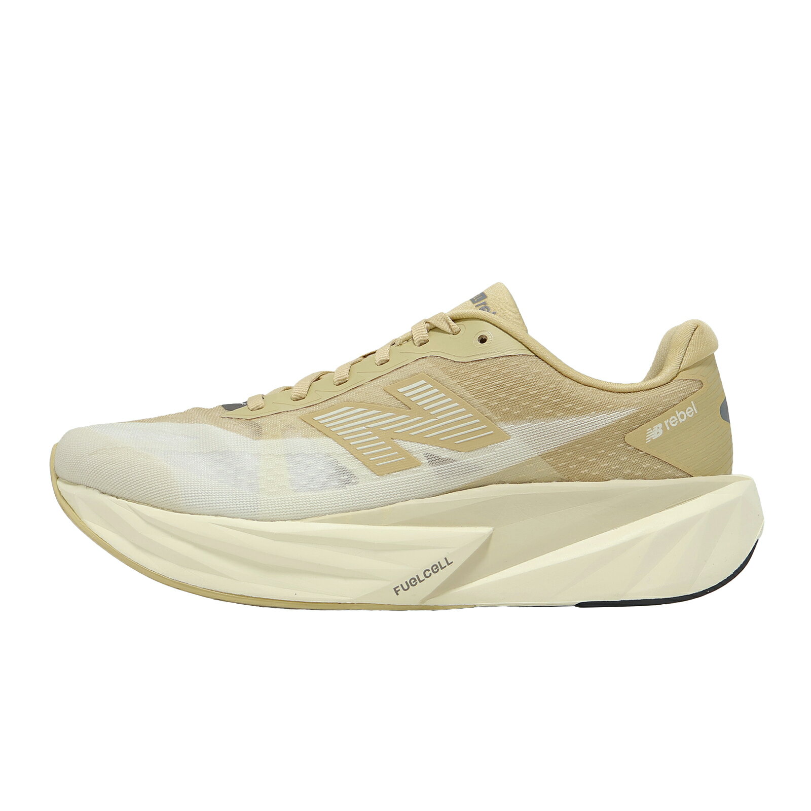 New Balance NB 競速跑鞋 FuelCell Rebel V5 2E 寬楦 男鞋 米白 緩衝 MFCX8M0-2E