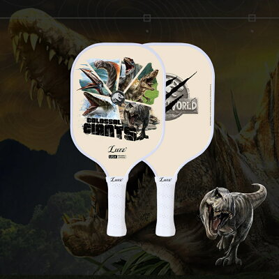 Luzz x Jurassic 侏羅記世界聯名匹克球拍 (專業&入門拍) 輕量好握 雙認証