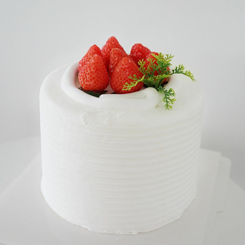 仿真奶油草莓生日蛋糕模櫥窗裝飾品 新款網紅生日假蛋糕樣品