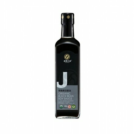 《小瓢蟲生機坊》喜樂之泉 - 有機黑豆醬油 500ml/瓶 調味品 醬油