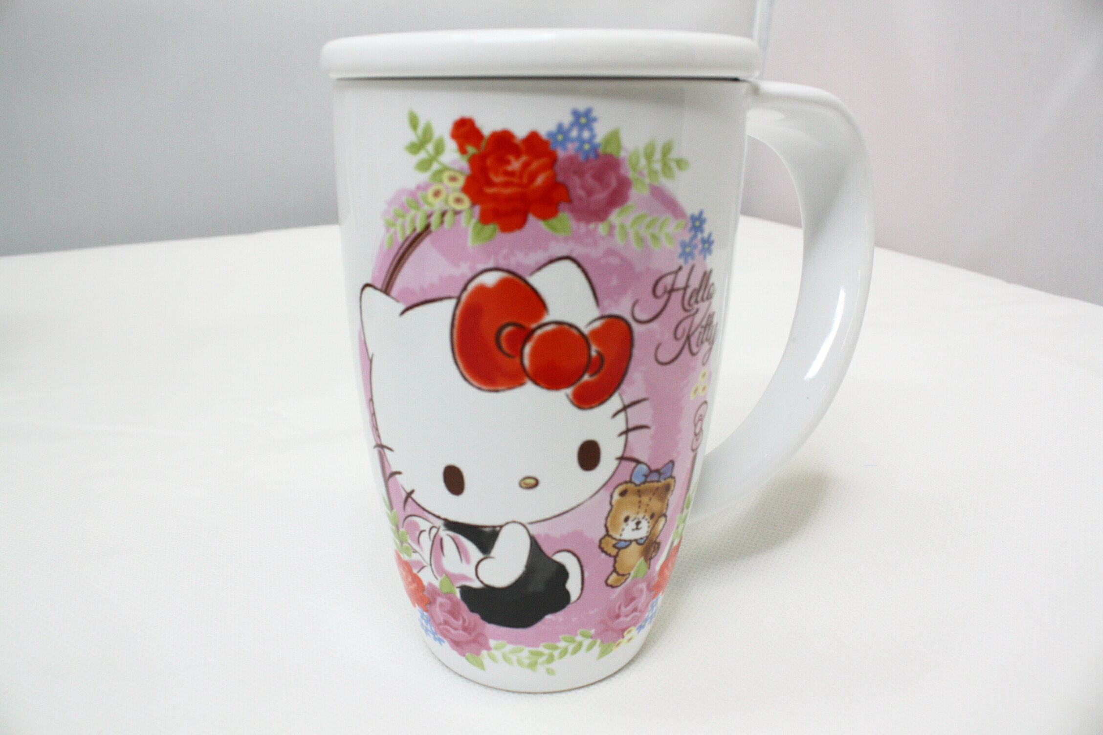 Hello Kitty 馬克杯 凱蒂貓 KT 陶瓷杯 餐具 正版 授權 大賀屋 L00010512