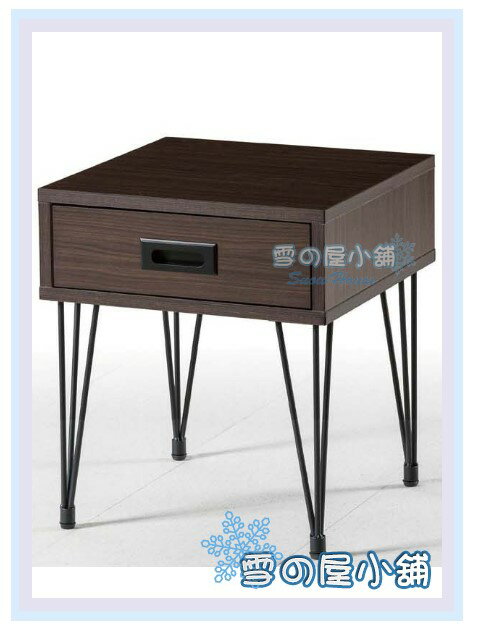 雪之屋 麥克胡桃色小茶几 置物桌 造型桌 小邊桌 咖啡桌 收納桌 X332-05