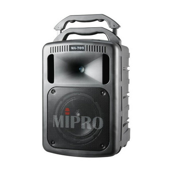 MIPRO UHF 雙頻 無線 擴音機 喊話器 擴音器 附麥克風2支 / 台 MA-709
