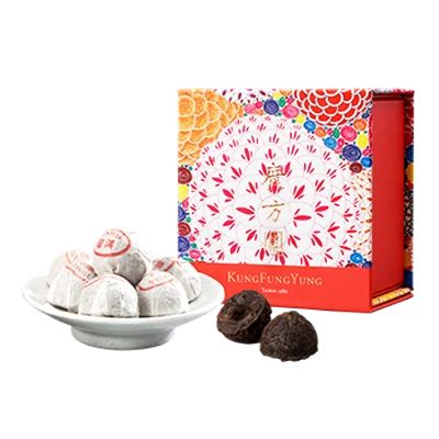 迷你普洱小沱-1990年代 熟茶 茶葉  (15顆入/45顆入)