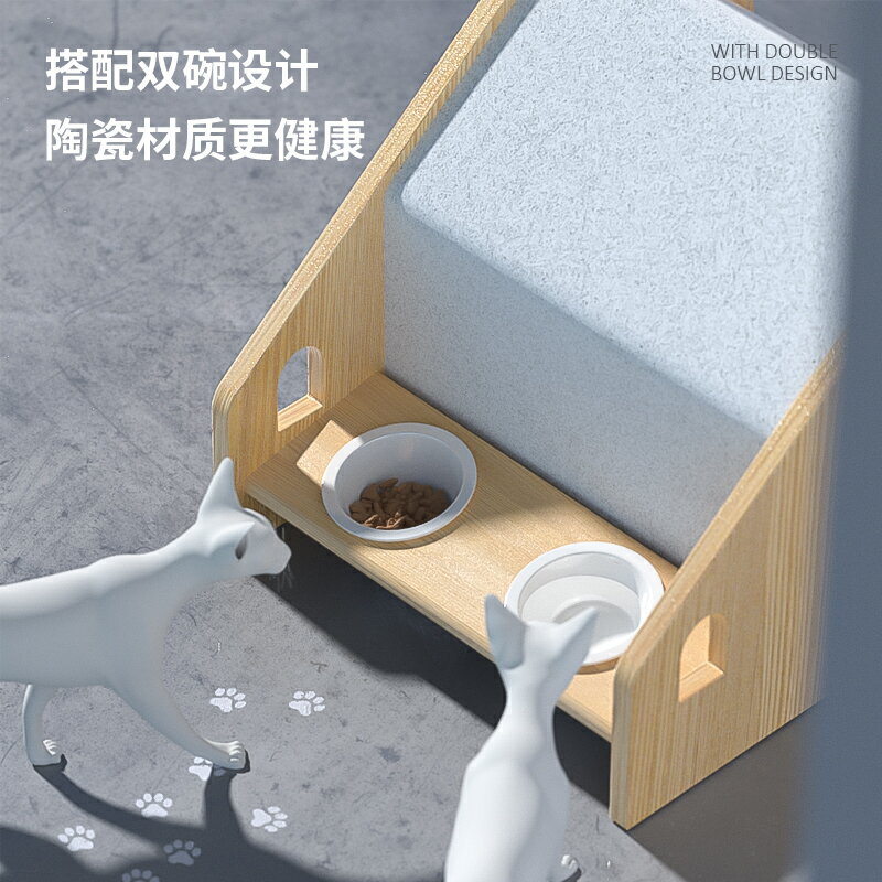 狗窩房子實木木質小木頭室內狗狗屋寵物床泰迪小型犬貓窩幼貓別墅