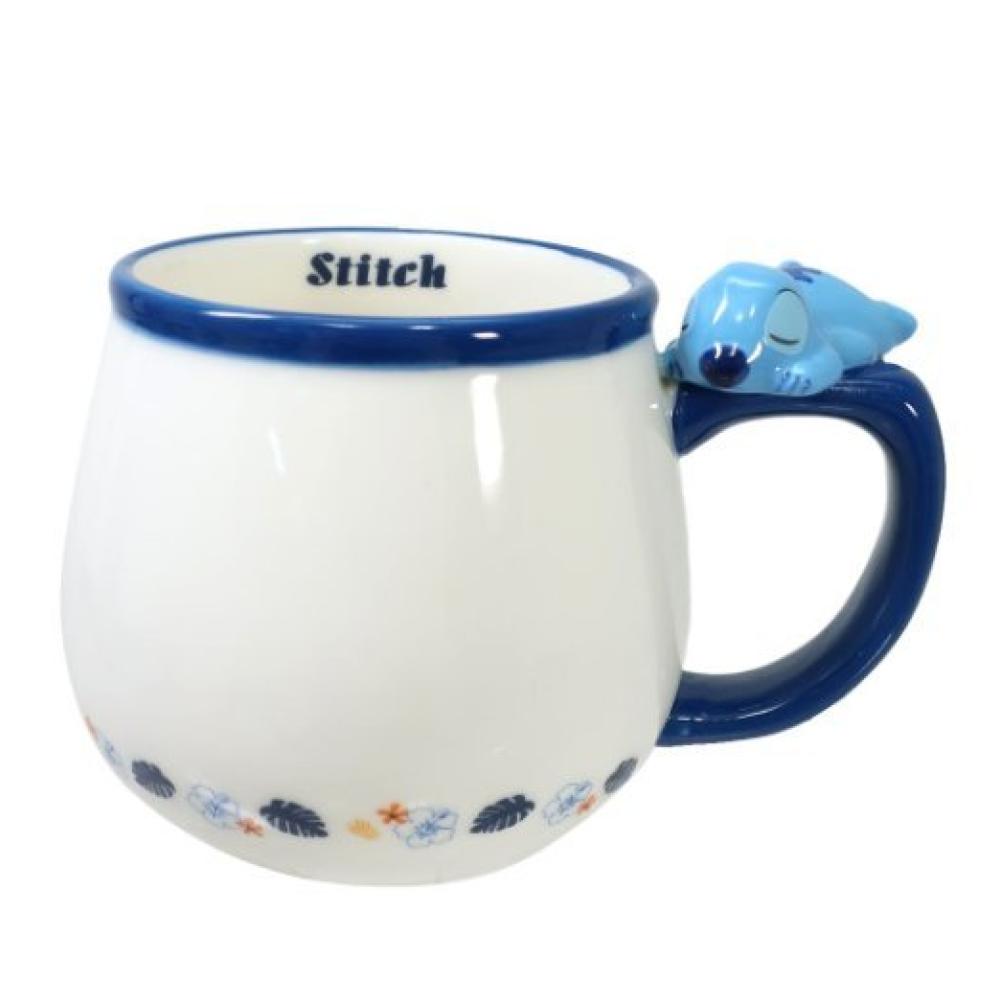 【震撼精品百貨】Stitch 星際寶貝史迪奇~日本迪士尼Disney 史迪奇陶瓷馬克杯(340ML/杯緣子)*25846