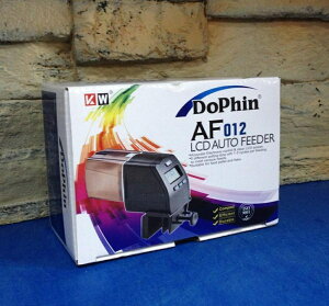【西高地水族坊】Dophin 海豚 電子液晶設計 AF012 自動餵食器-5時段設計