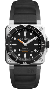 Bell & Ross 柏萊士 DIVER 潛水機械腕錶(BR0392-D-BL-ST/SRB)-42mm-黑面膠帶【刷卡回饋 分期0利率】