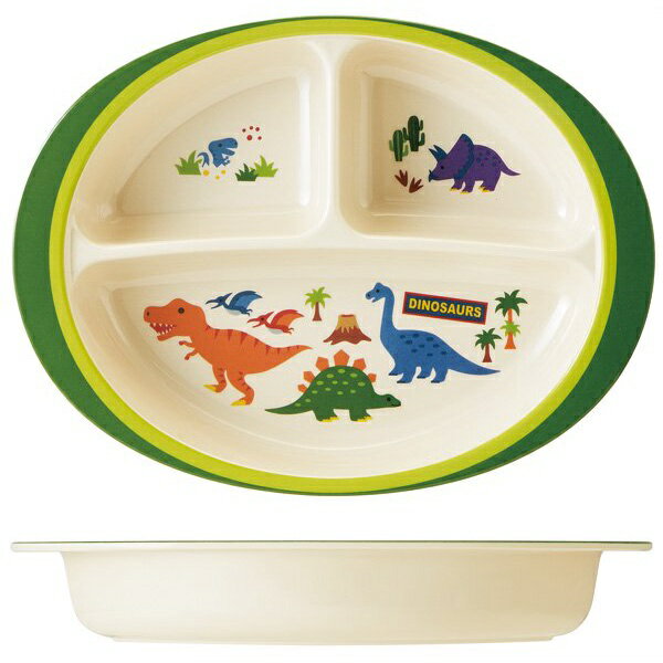 【日本SKATER】恐龍 兒童分隔餐盤 兒童餐盤 美耐皿餐盤 質感佳