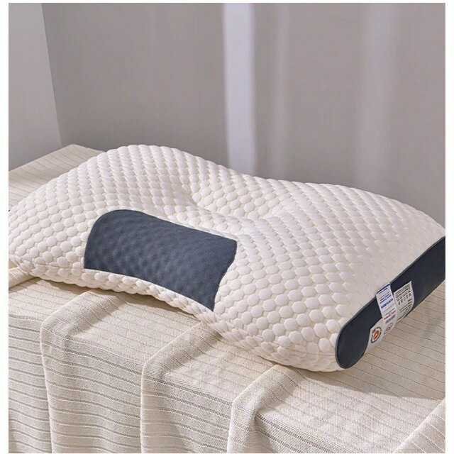 【日本代購】矯正反向牽引枕保護頸椎助睡眠單頸枕可機洗48X74cm