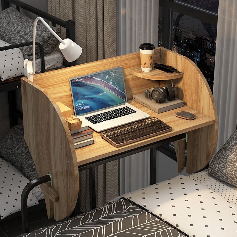 大學生床上桌懸空電腦桌上鋪宿舍神器側邊桌寢室桌子床上書架書桌