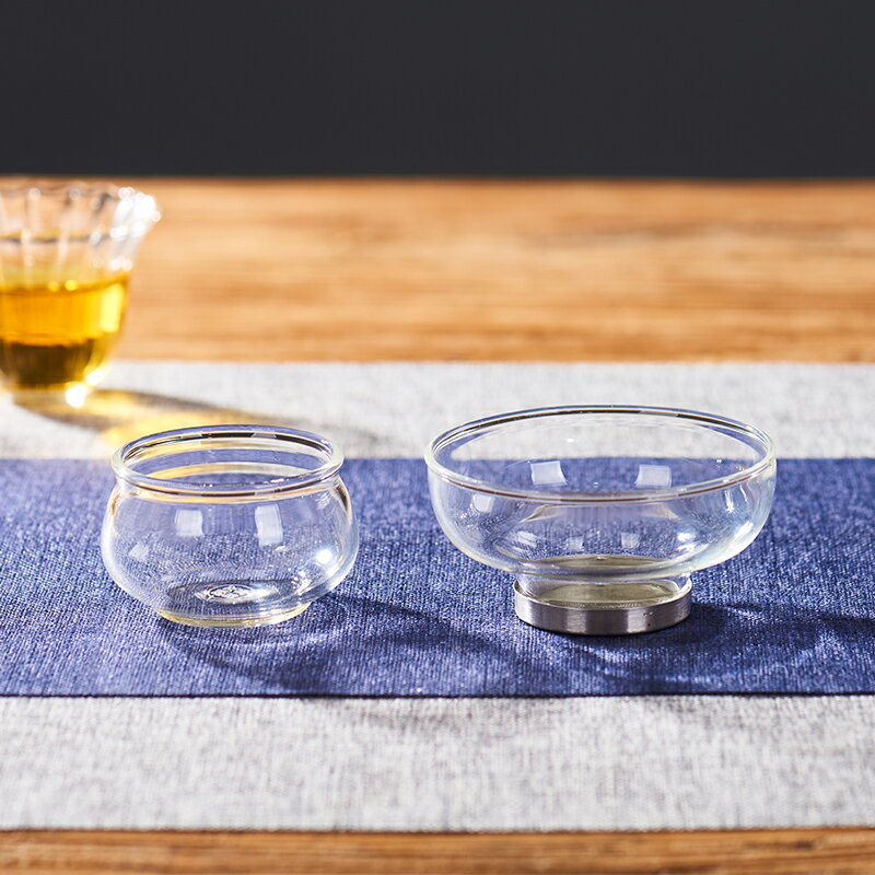 茶漏茶濾玻璃茶具配件茶隔過濾網茶水茶葉不銹鋼過濾器泡茶濾茶器 1