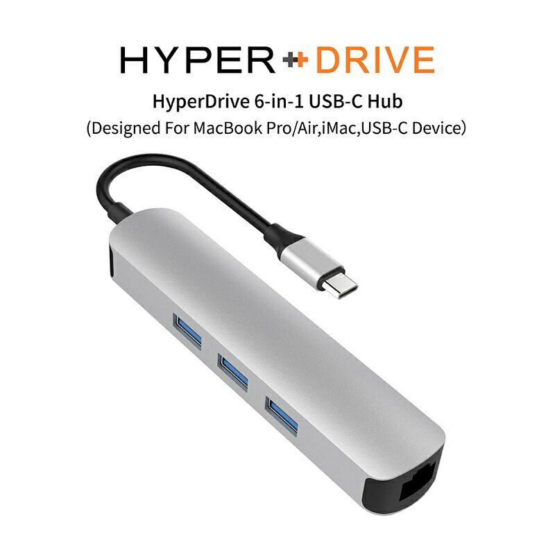 強強滾p-HyperDrive 6-in-1 USB-C Hub- 2色