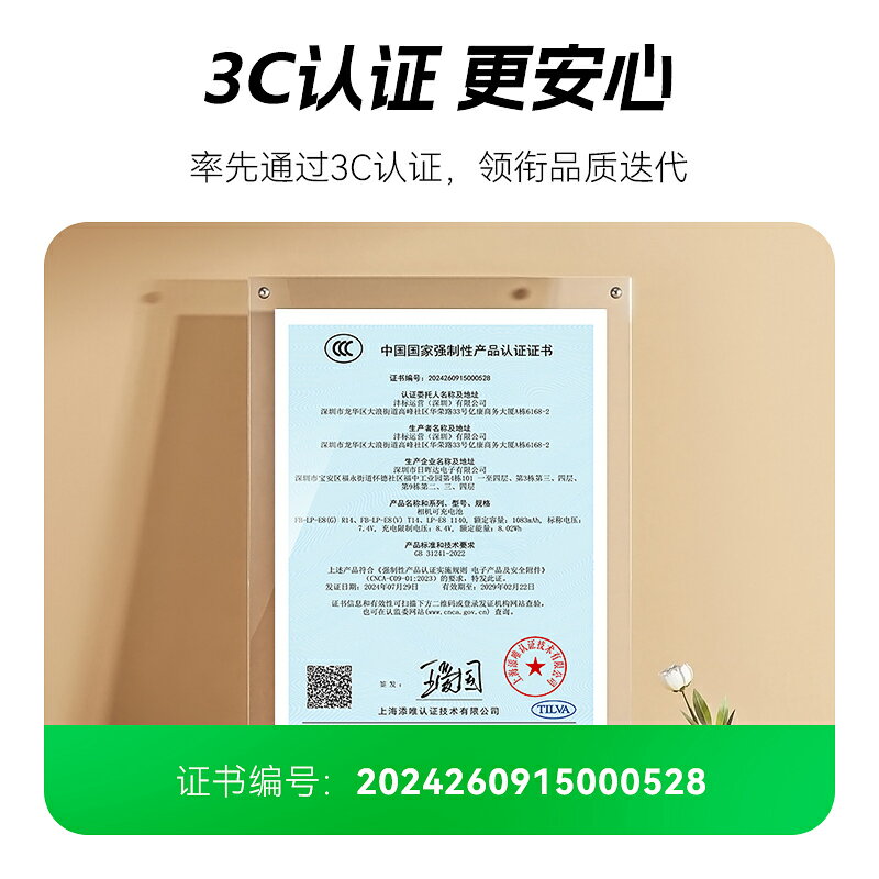 灃標佳能600d相機電池LP-E8充電器套裝550D 650D 600D 700D X5 X6單反T2i T3i T5i照相機備用電池非canon原裝