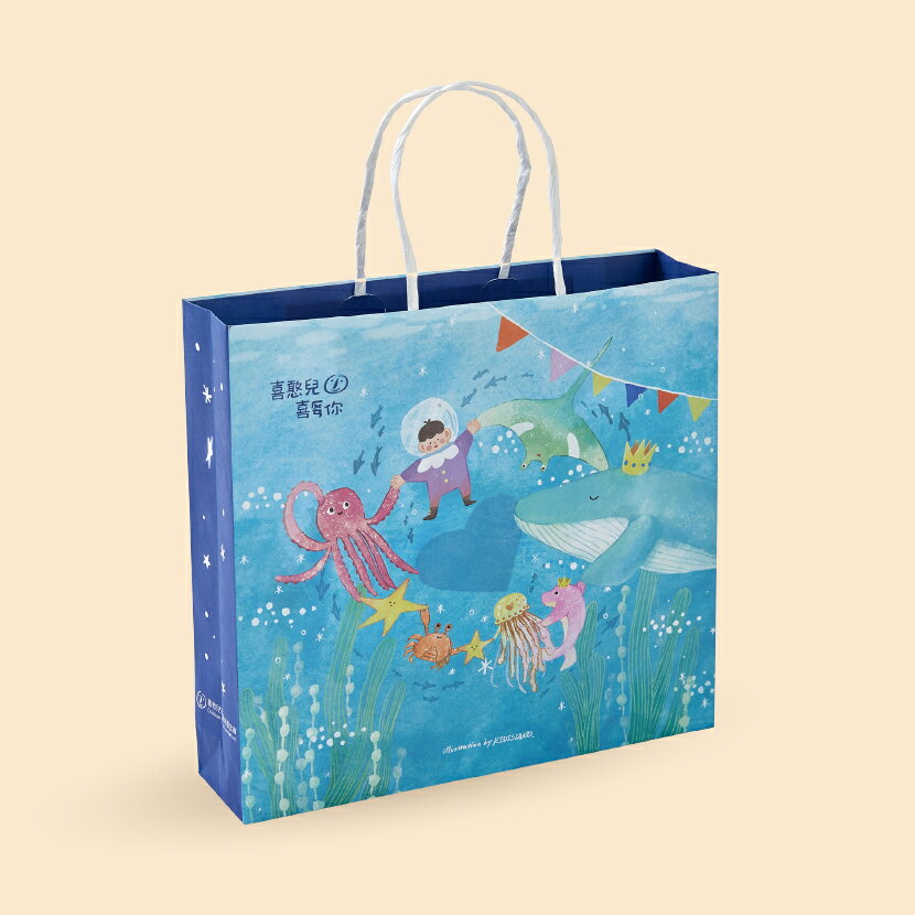 【喜憨兒】海洋趣奇曲奇鐵盒 I 36片裝 4