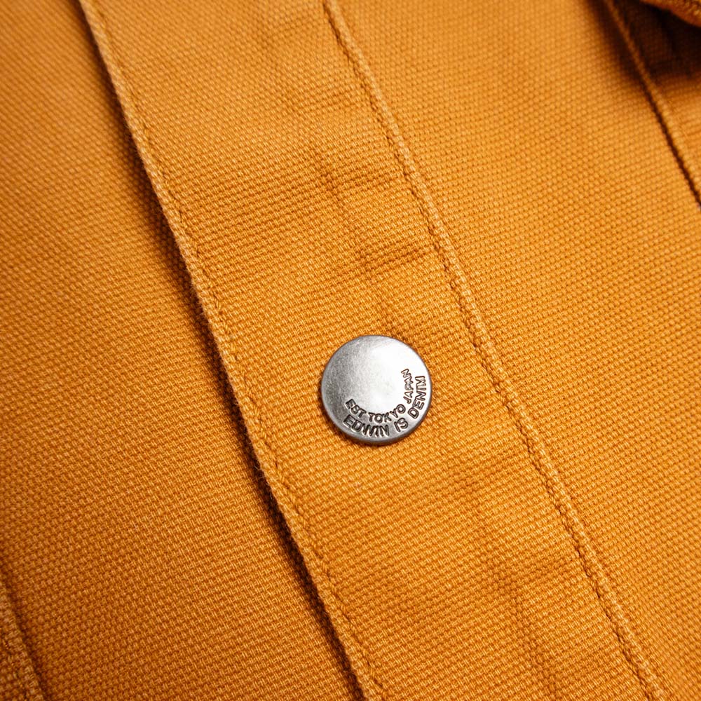 EDWIN 男款 工裝夾克外套 (土黃色) 7